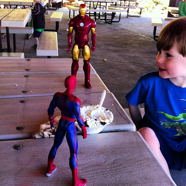 Intergalactic battle for ice cream