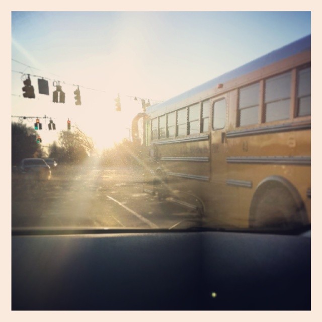 Good morning, school bus.