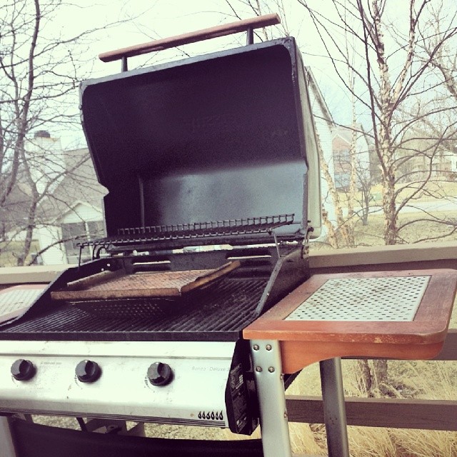 Tenderloin on the grill today, snow day tomorrow.