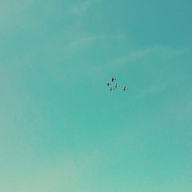 Back yard airshow