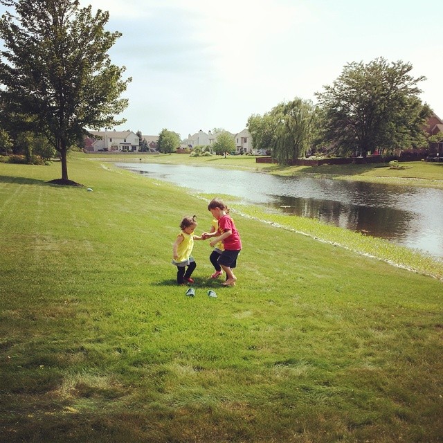 Cousins playing