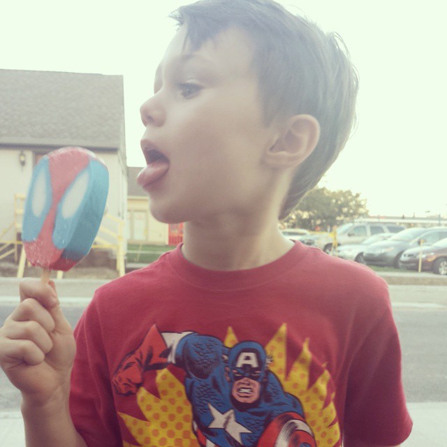 Spiderman Popsicle