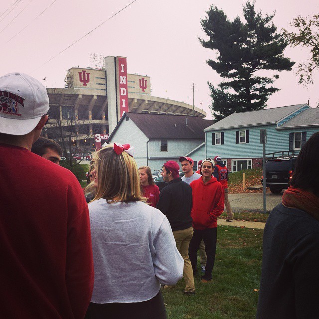 IU Tailgate @lauren_snyderrr house