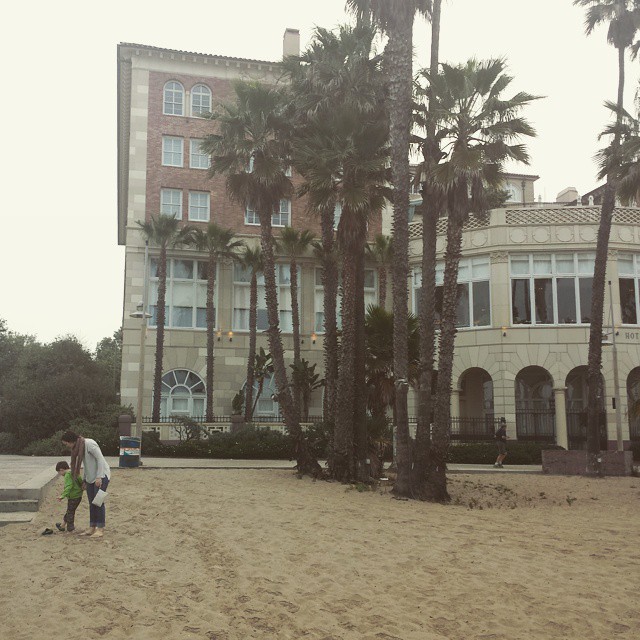 Ready to walk on the beach