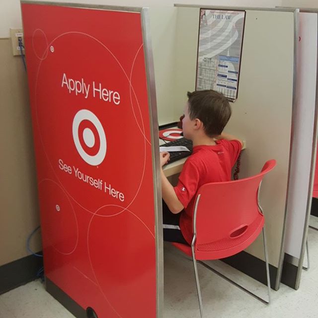 We're encouraging Max to get an early start in the job market.