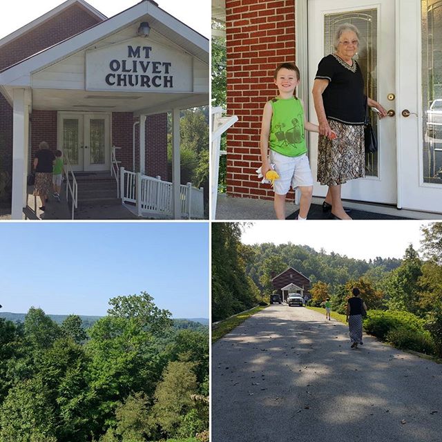 Sunday church in Possum Holler