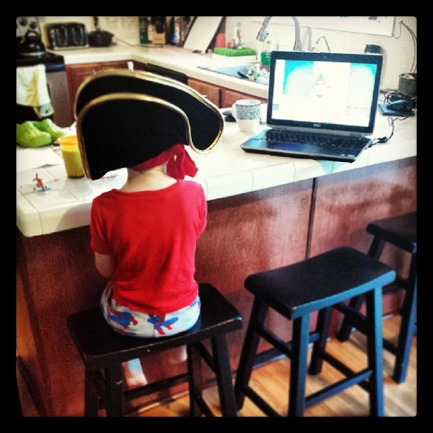 A pirate morning.