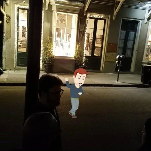 Went on a Haunted History tour of the French Quarter in NOLA. Caught a real ghost on camera!