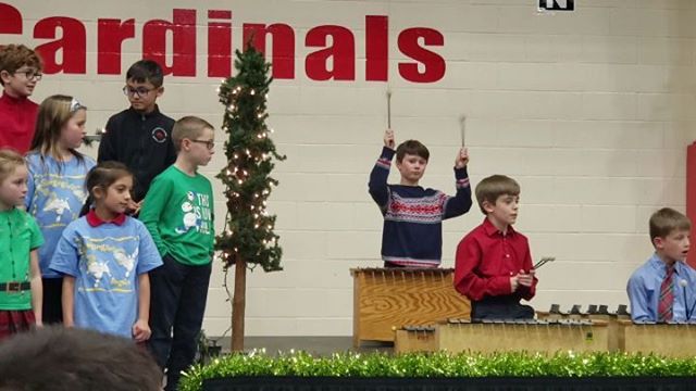 Max Christmas Program Bass Xylophone part. Nicely done!