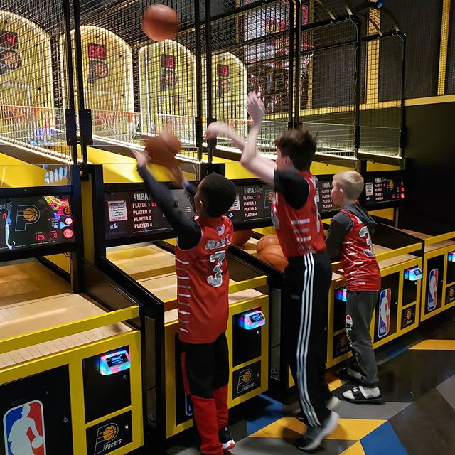 Max and Malachi actually BROKE Pop-a-Shot.. Those two kids can shoot the rock!